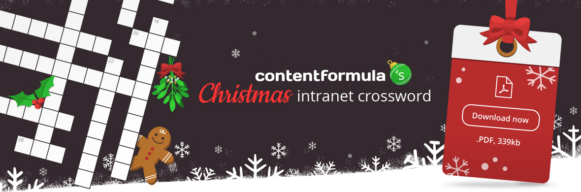 christmas intranet crossword
