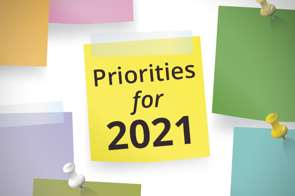 Priorities for 2021