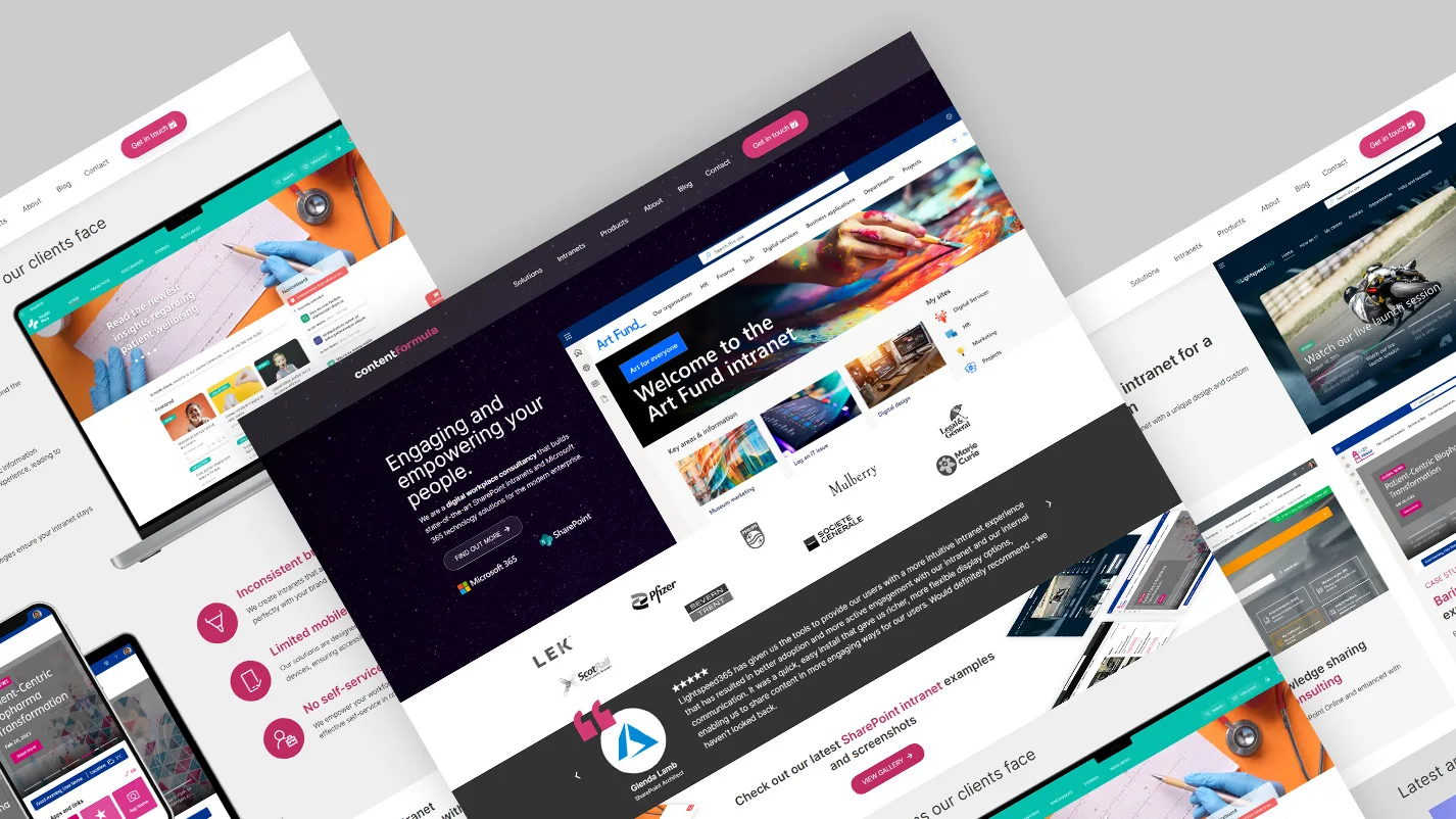 Content Formula - Digital workplace, Microsoft 365 & SharePoint consultancy
